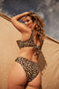 Curve Model Katie Muirhead wears Code B Leopard Print Atlas Bikini