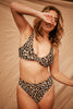 Curve Model Katie Muirhead wears Code B Leopard Print Atlas Bikini